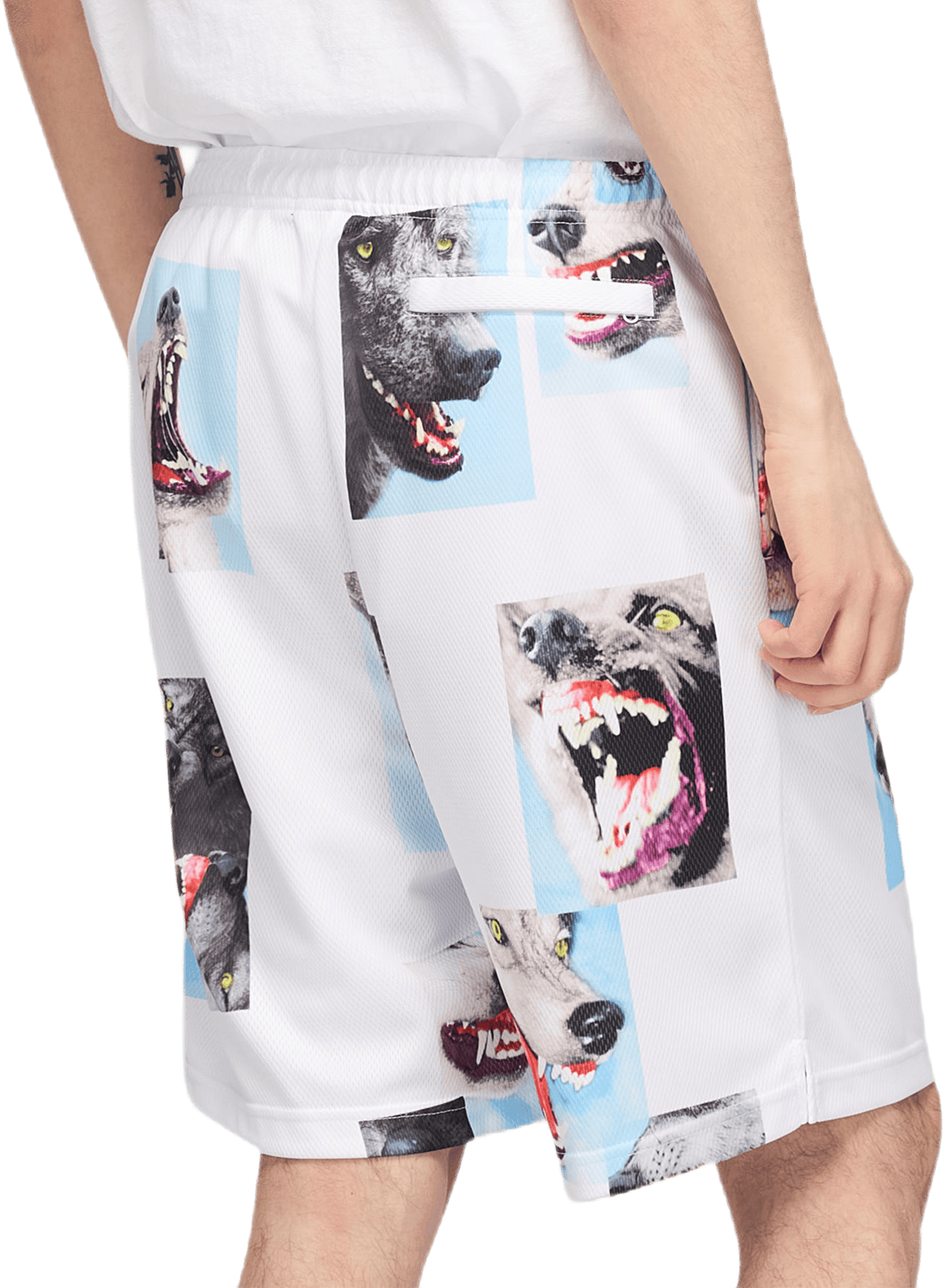 Alpha Troop Basketball Shorts White - Bild 4