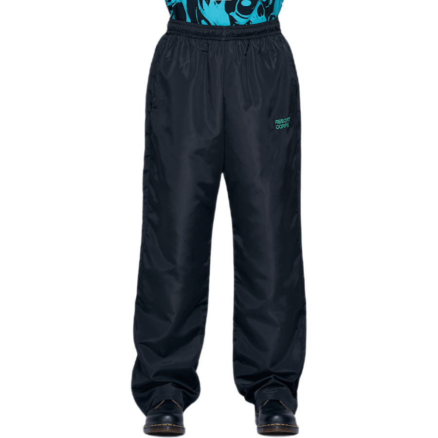 Highwaist Nylon Trousers Black