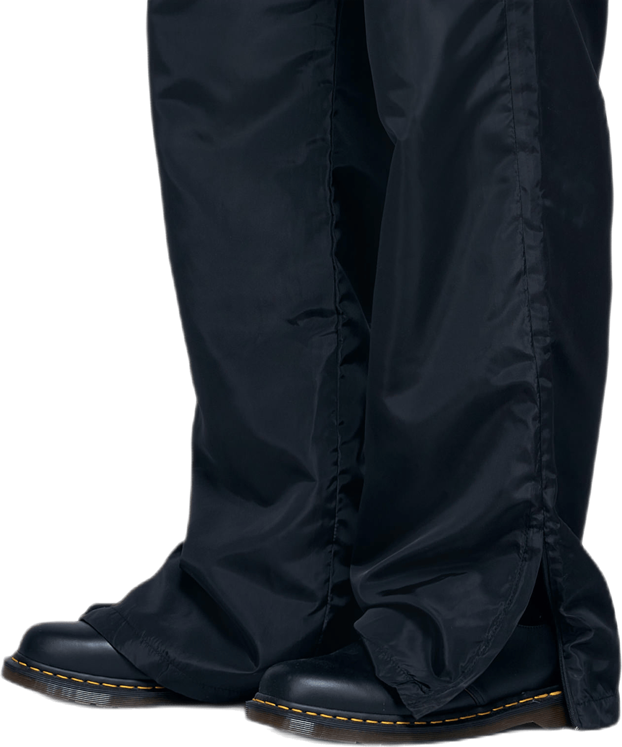 Highwaist Nylon Trousers Black - Bild 4