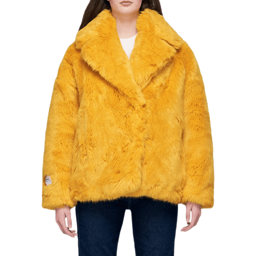 Boxy Oversized Drop Shoulder Yellow