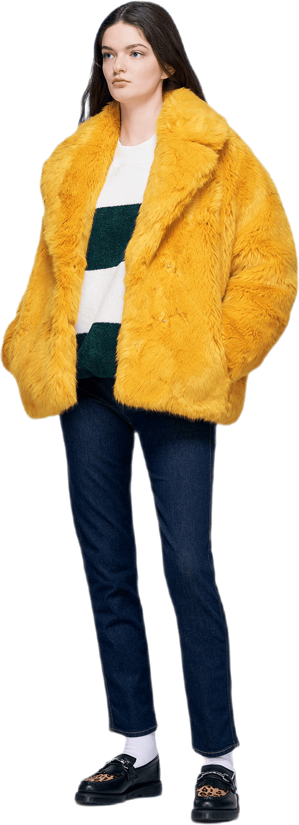 Boxy Oversized Drop Shoulder Yellow - Bild 2