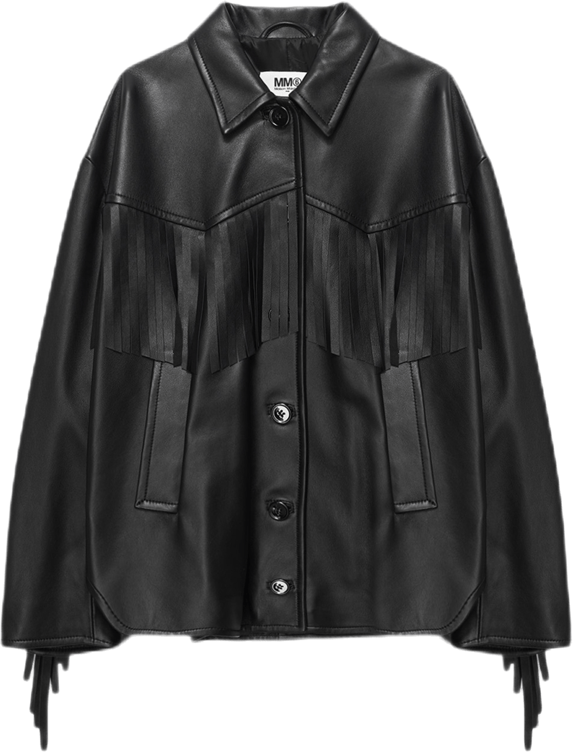 Fringe Western Jacket Black