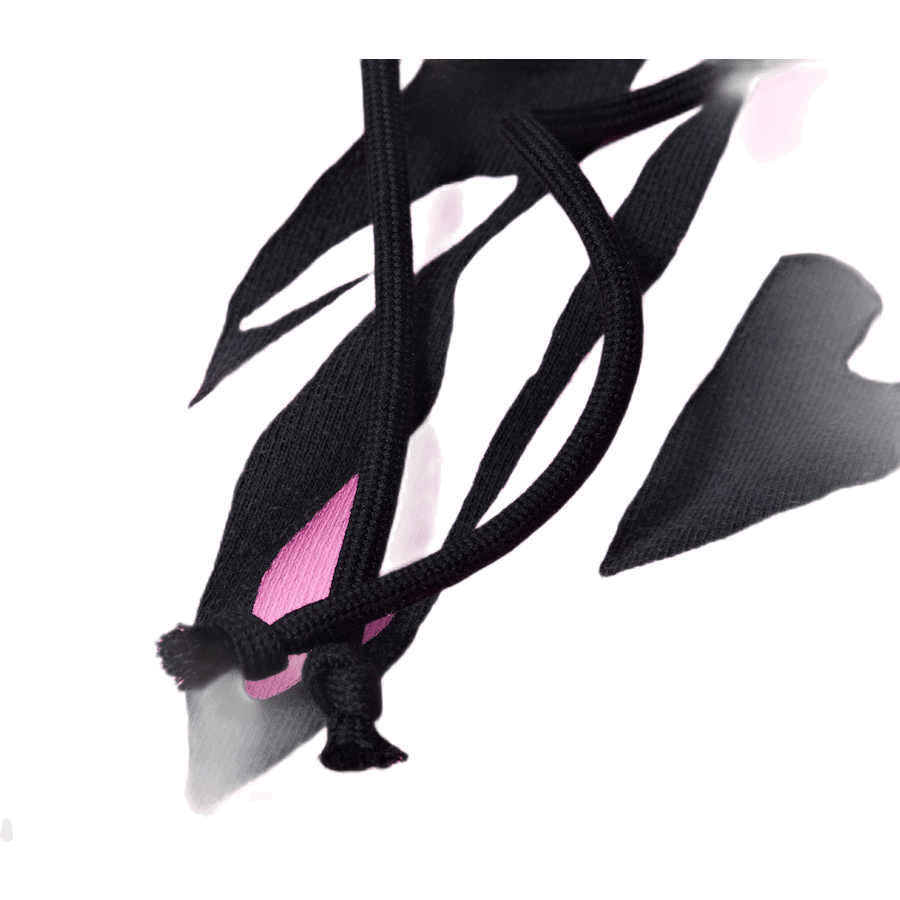 Oversized Sleeveless Hoodie Black - Bild 2