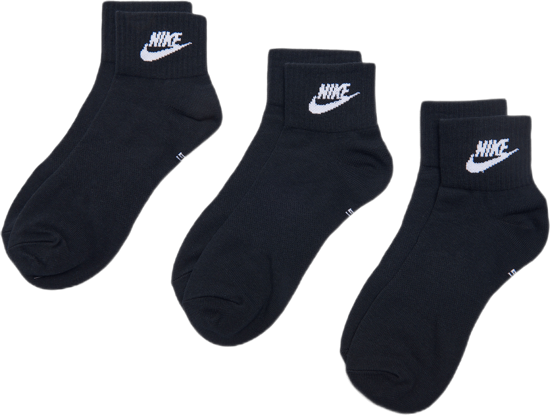 Everyday Essential Socks Black, Unisex, Odzież, Skarpety, Czarny, XL