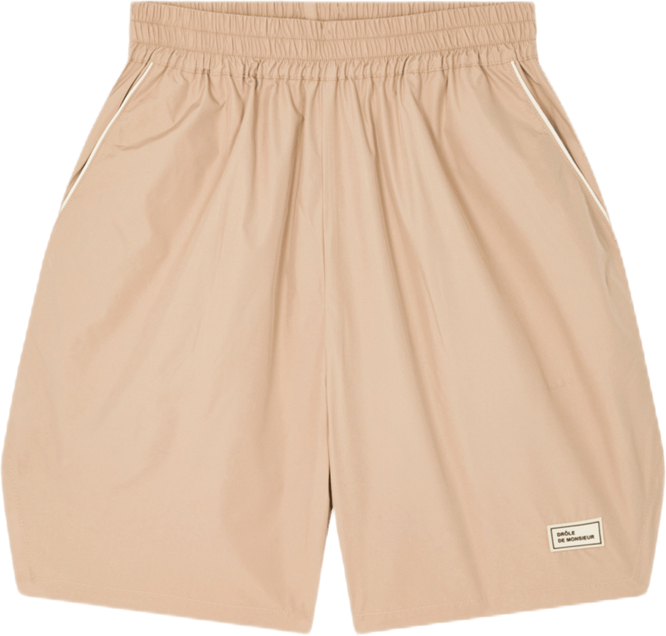 Nylon Patched Short Khaki