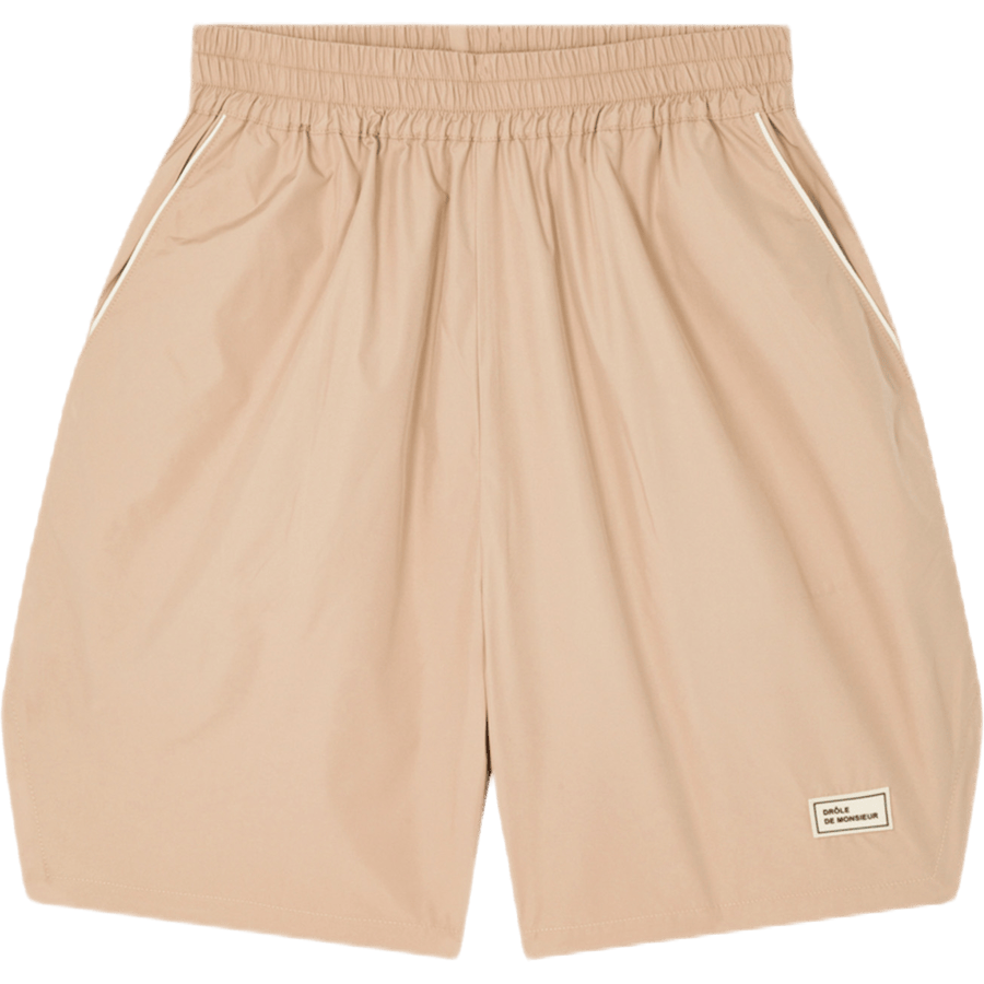 Nylon Patched Short Khaki