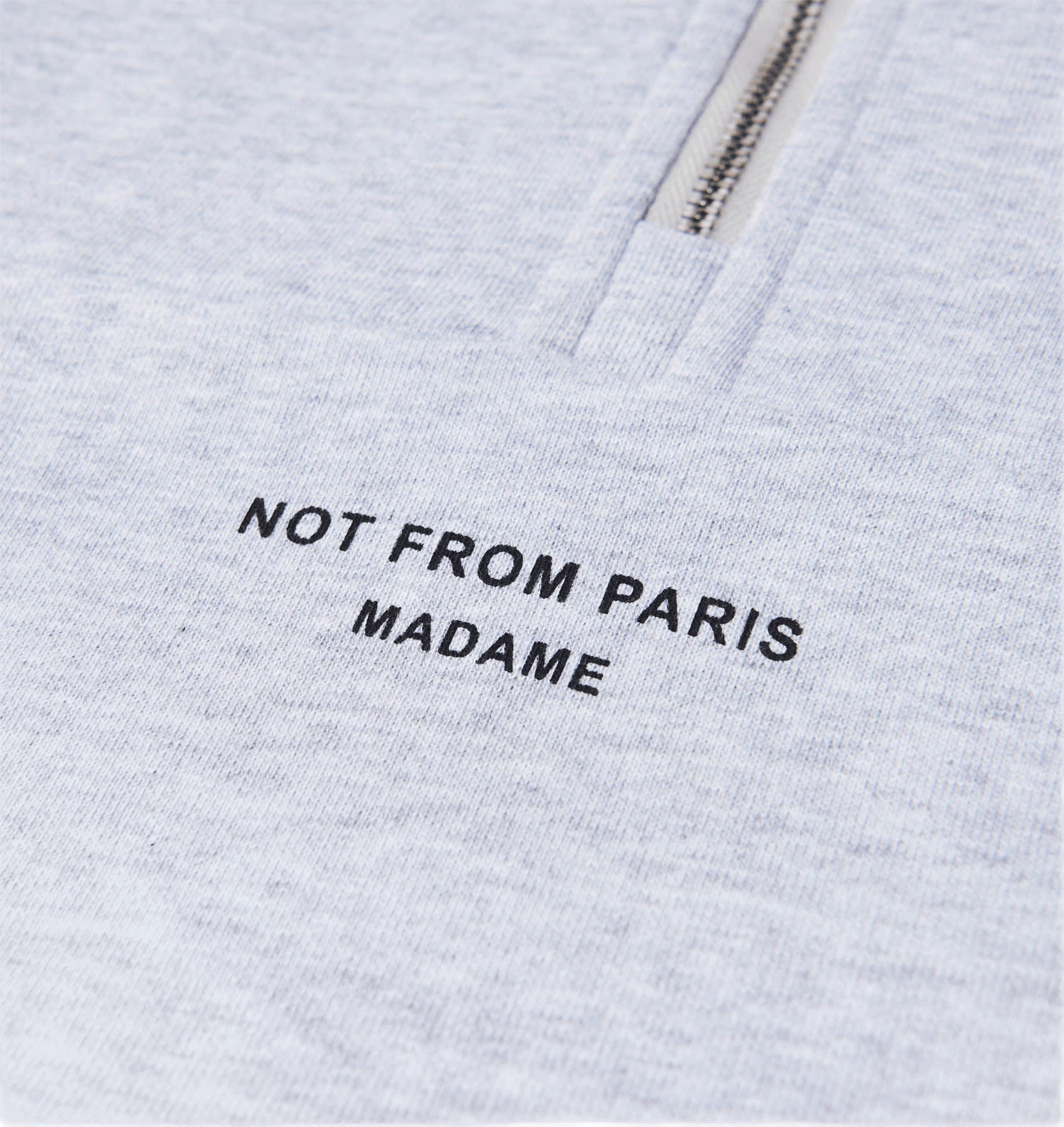 Half-zipped Nfpm Sweatshirt Gray - Bild 3