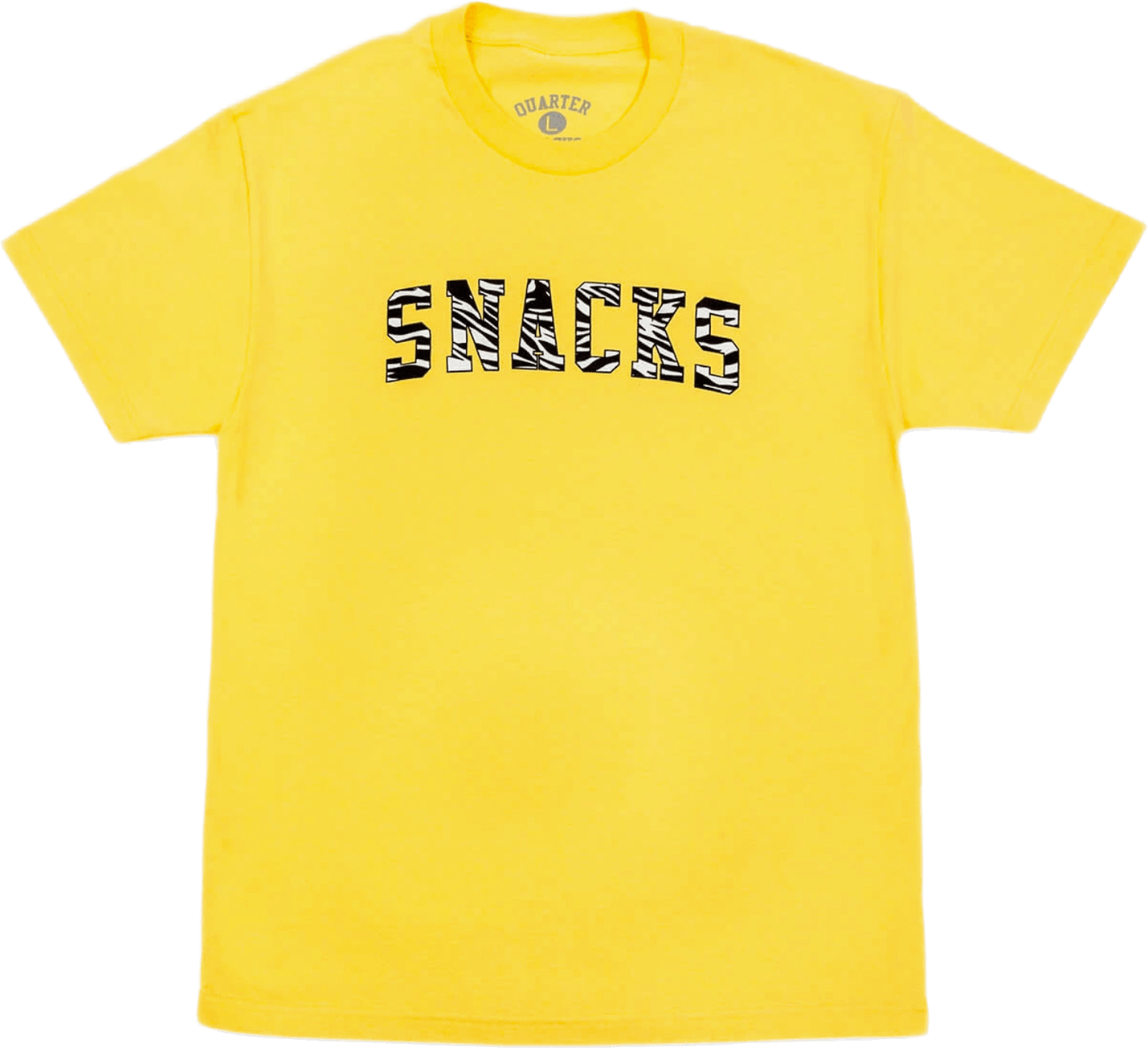 Snacks Varsity Tee Yellow, Male, Kleding, Tops, Geel, M