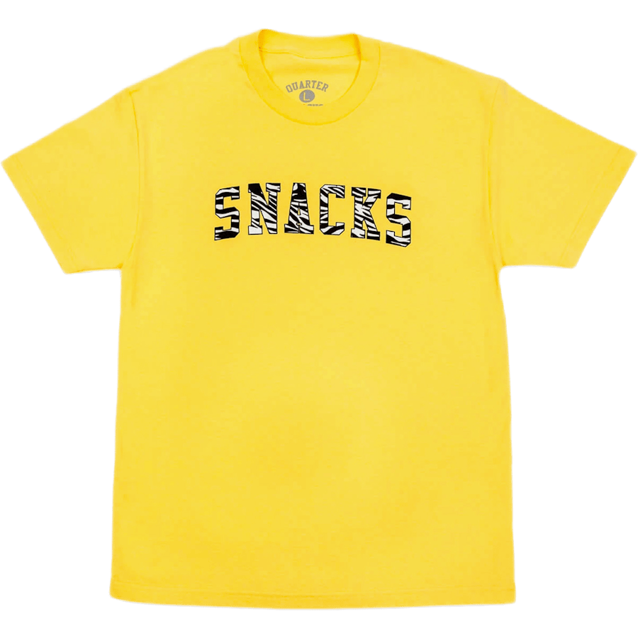 Snacks Varsity Tee Yellow