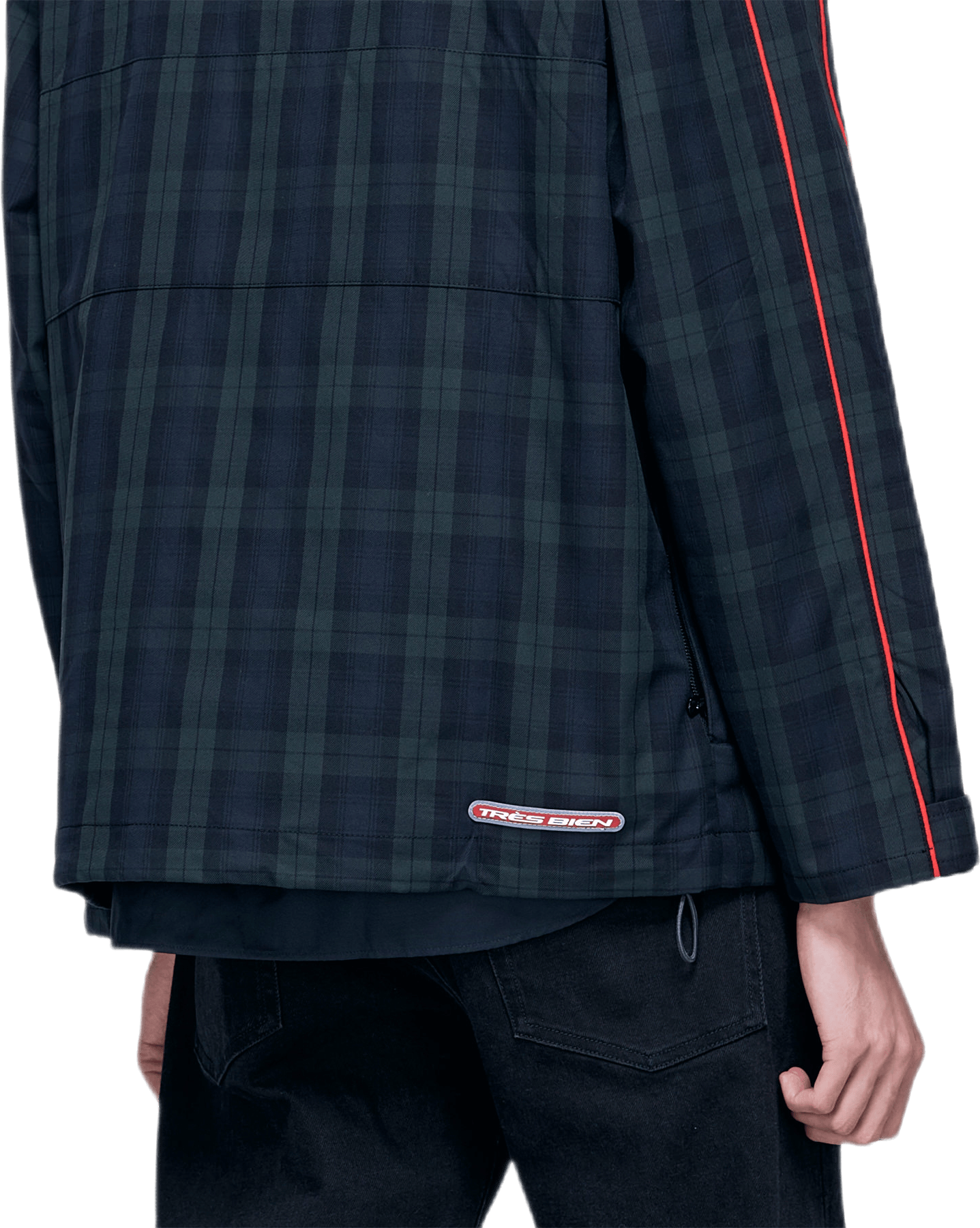 Pop Over Jacket Tartan Black - Bild 4
