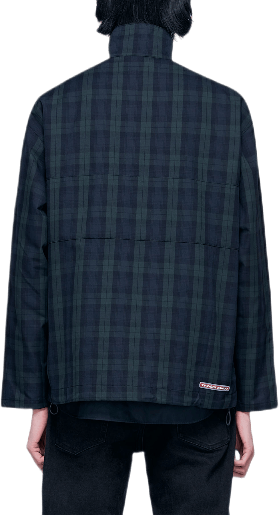 Pop Over Jacket Tartan Black - Bild 5