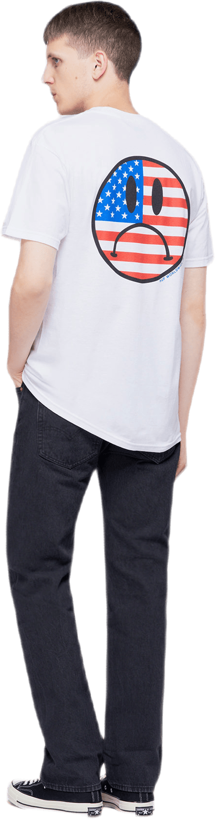 Bummer Usa Tee White - Bild 4