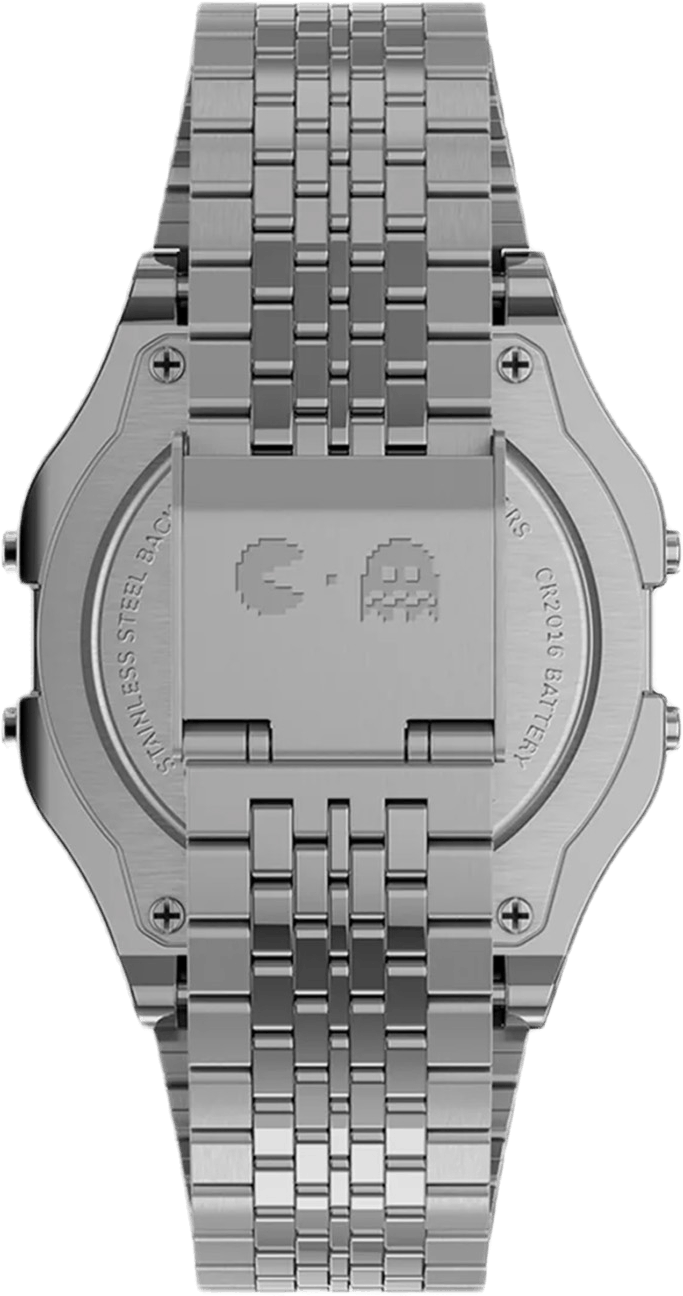 T80 X Pac-man 34mm Stainless S Silver