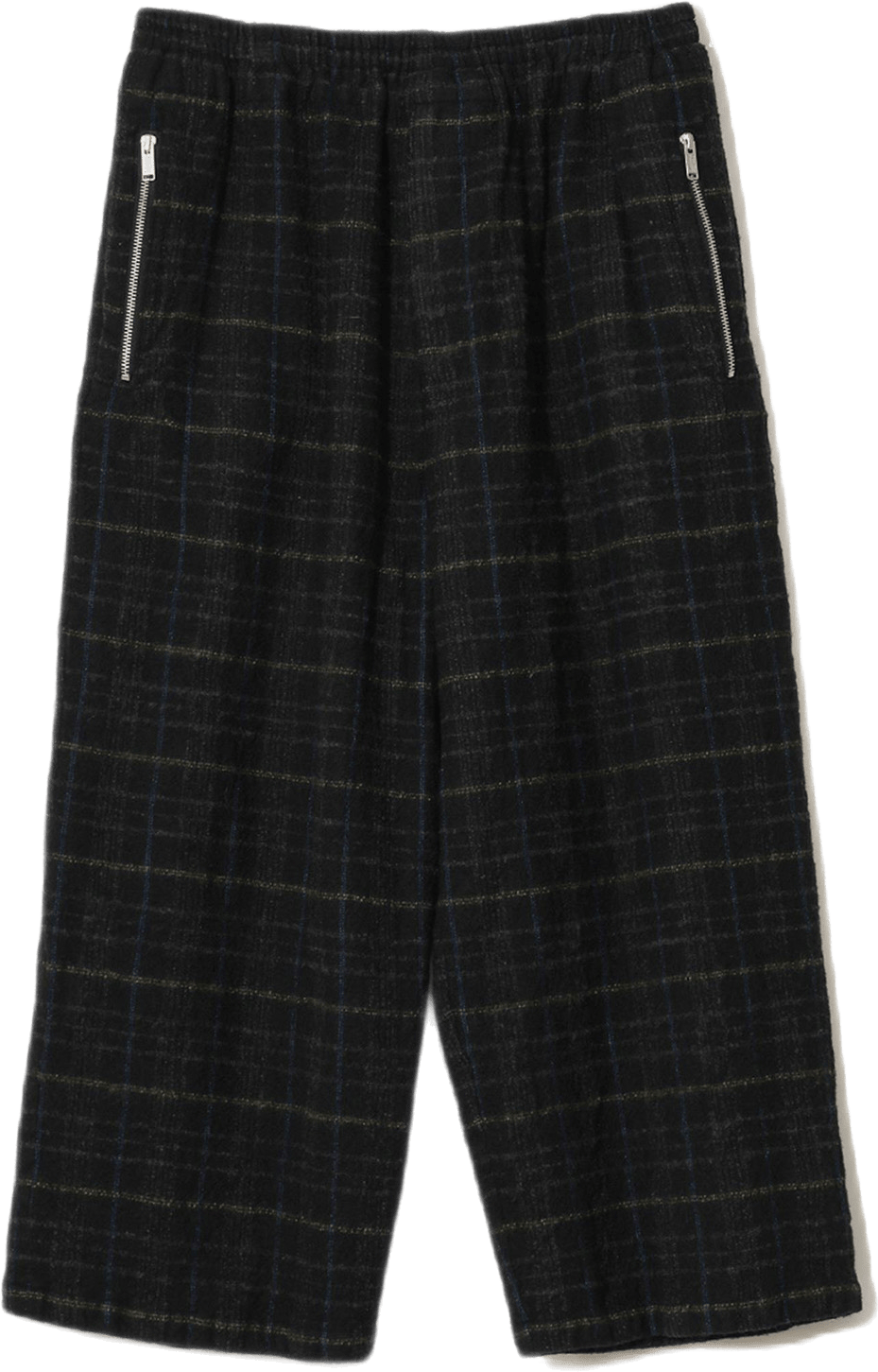 Boiled Wool Easy Wide Pant Black
