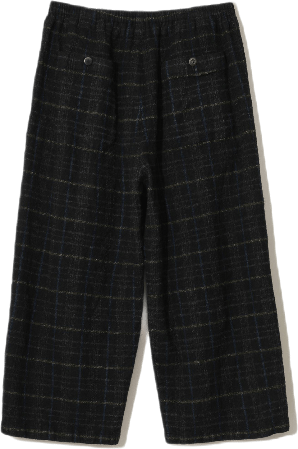 Boiled Wool Easy Wide Pant Black - Bild 3