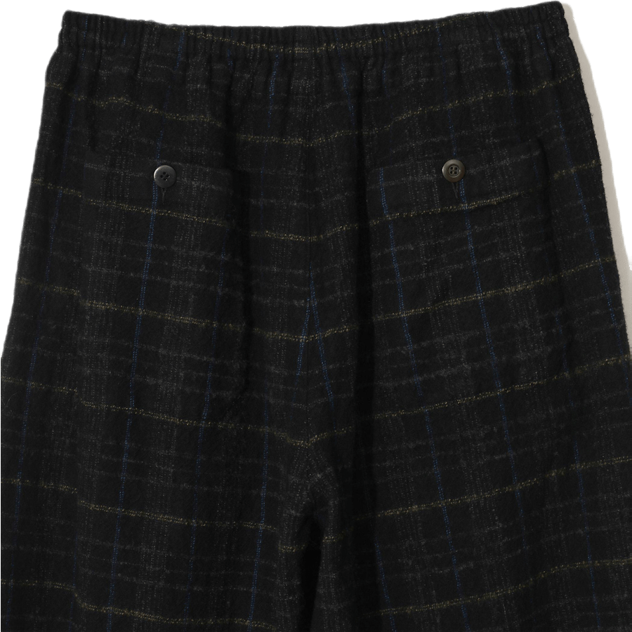 Boiled Wool Easy Wide Pant Black - Bild 4