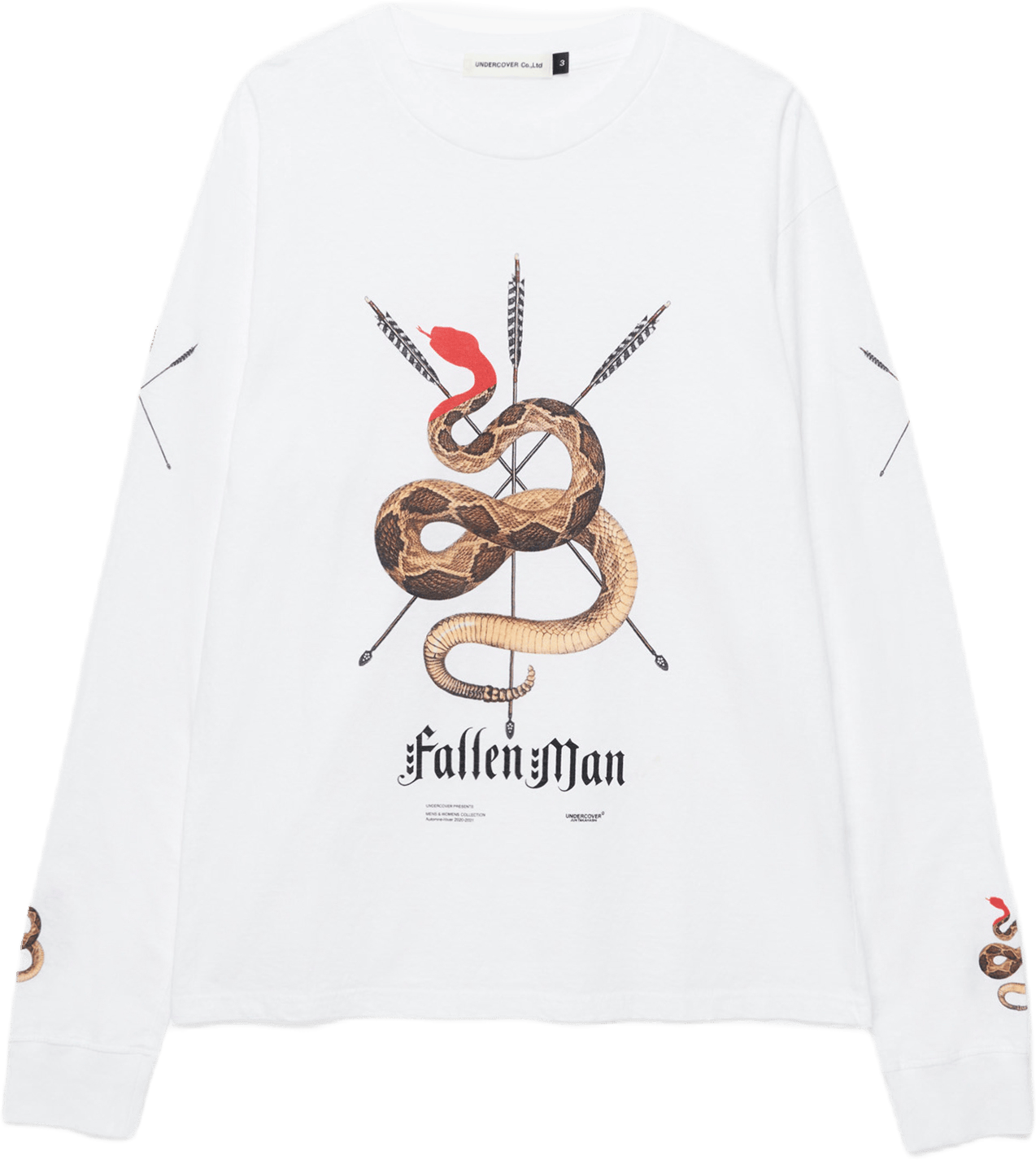 Serpent Ls T-shirt White