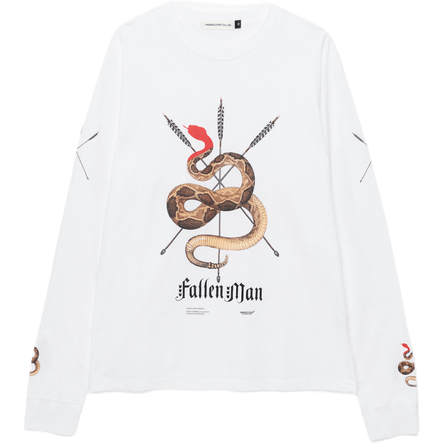 Serpent Ls T-shirt White
