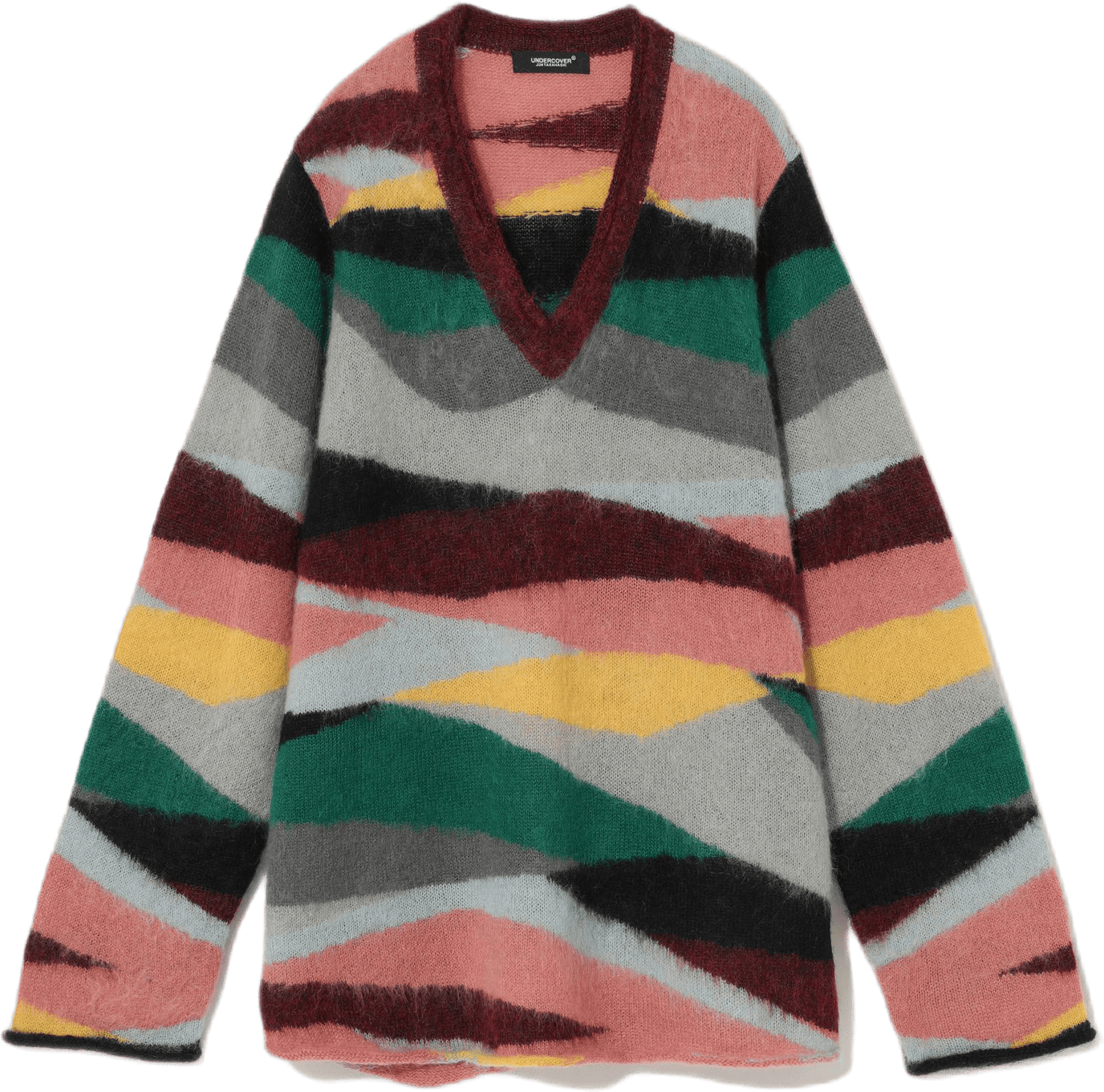 Random Color Mohair Knit Sweat Multi