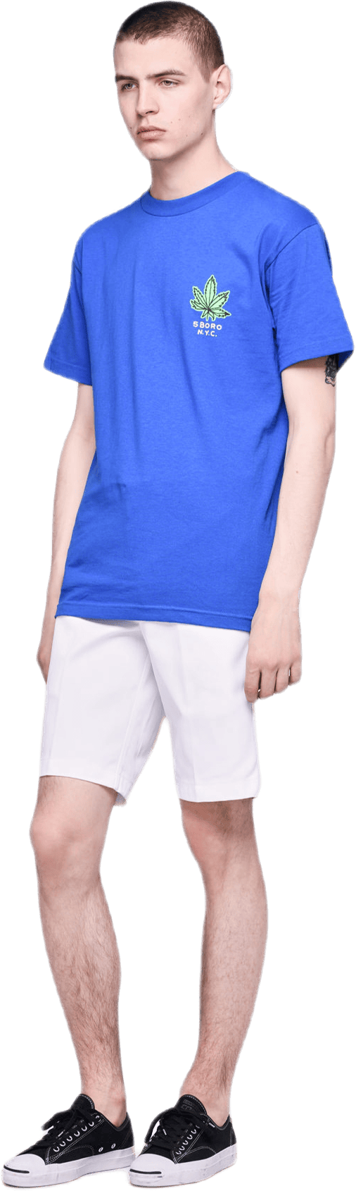 11´ Slim Straight Work Shorts White - Bild 2