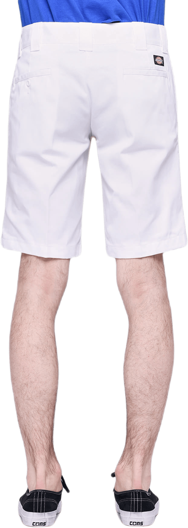 11´ Slim Straight Work Shorts White - Bild 5