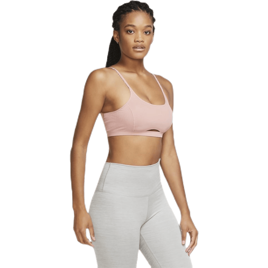 Indy Luxe Yoga Bra Novelty Pink/Beige