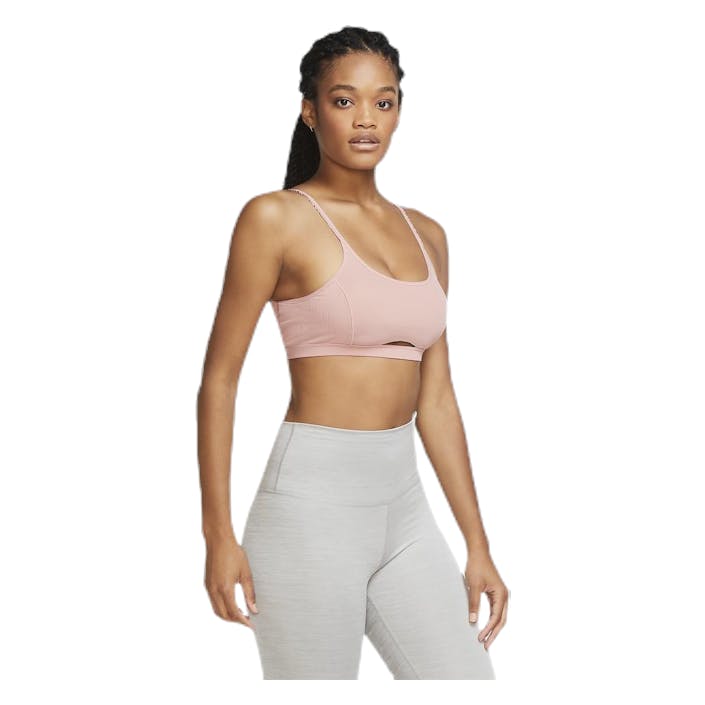 Indy Luxe Yoga Bra Novelty Pink/Beige, Female, Vêtements, Soutien-gorge de sport, Yoga, Blanc, M