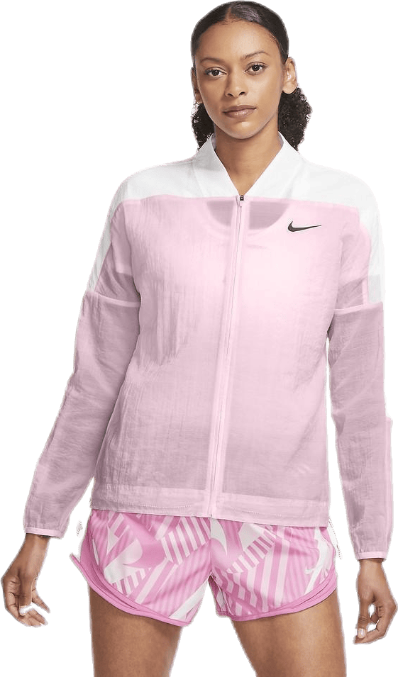 Icon Clash jacket Pink/White, Female, Apparels, jackets, Running, Pink, XS