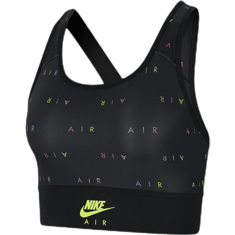 Swoosh Air Bra Print Black/Yellow