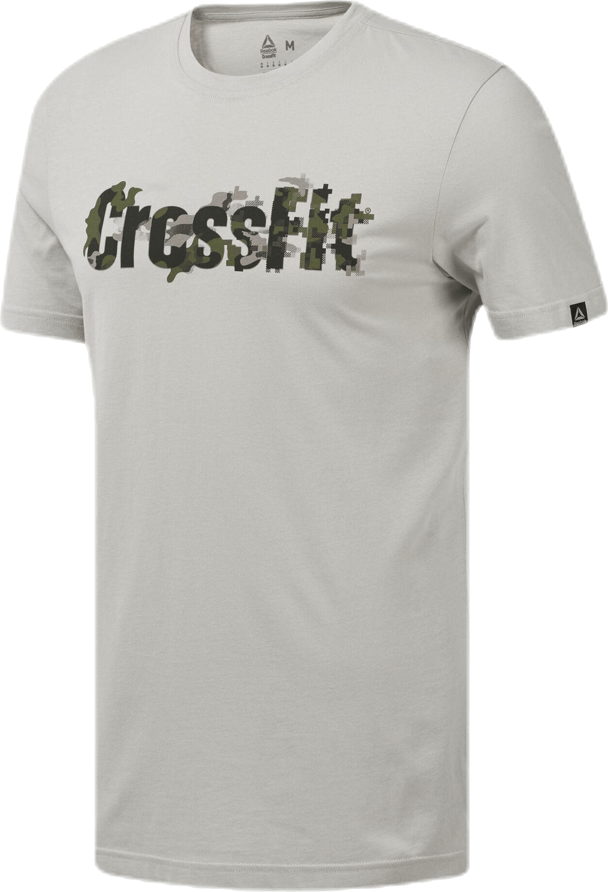 RC Camo Logo Tee Grey, Male, Apparels, T-shirt, Workout, White, XL