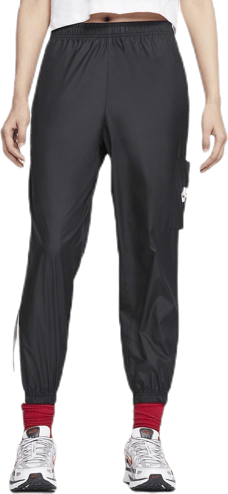 Nsw Pant Wvn White/Black, Female, Odzież, Spodnie, Czarny, XS