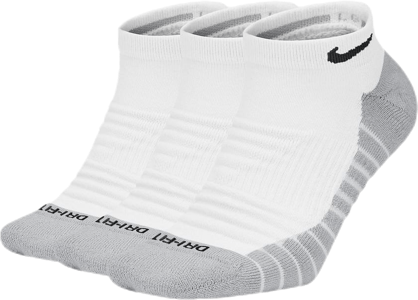 3-pack Everyday Max Cushioned White/Grey