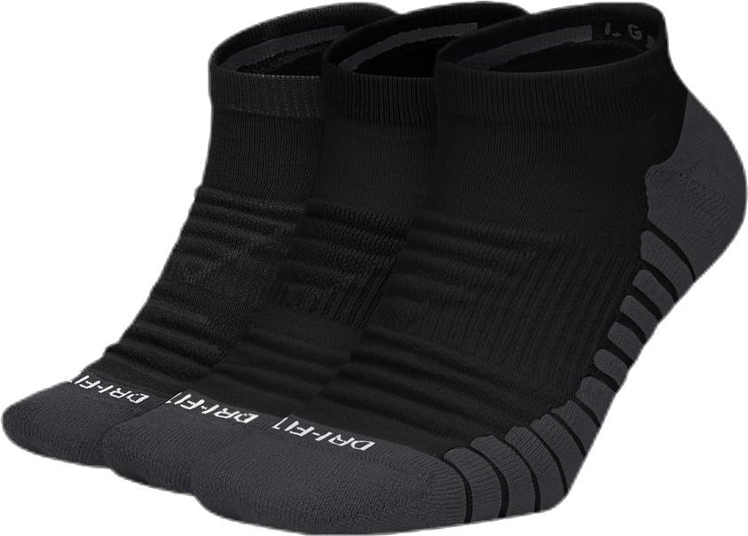 3-pack Everyday Max Cushioned Black/Grey