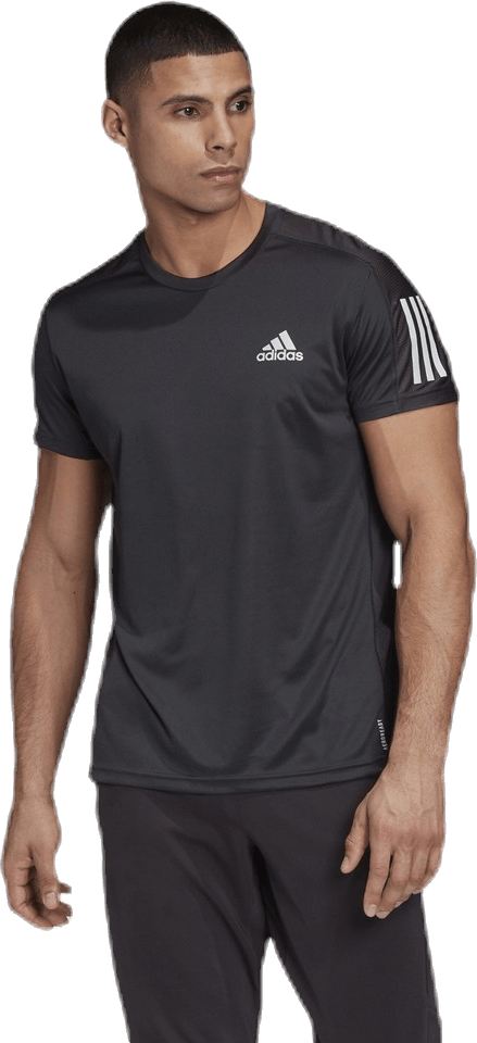 Own The Run Tee Black, Male, Tøj, T-shirt, Løb, Sort, XL