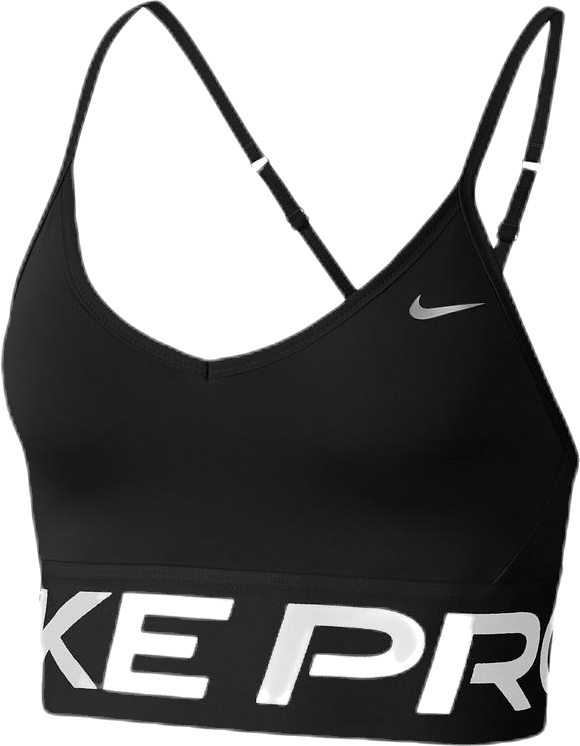 Indy Pro Long Line Bra White/Black, Female, Kleding, Sport bh, Training, Zwart, XL