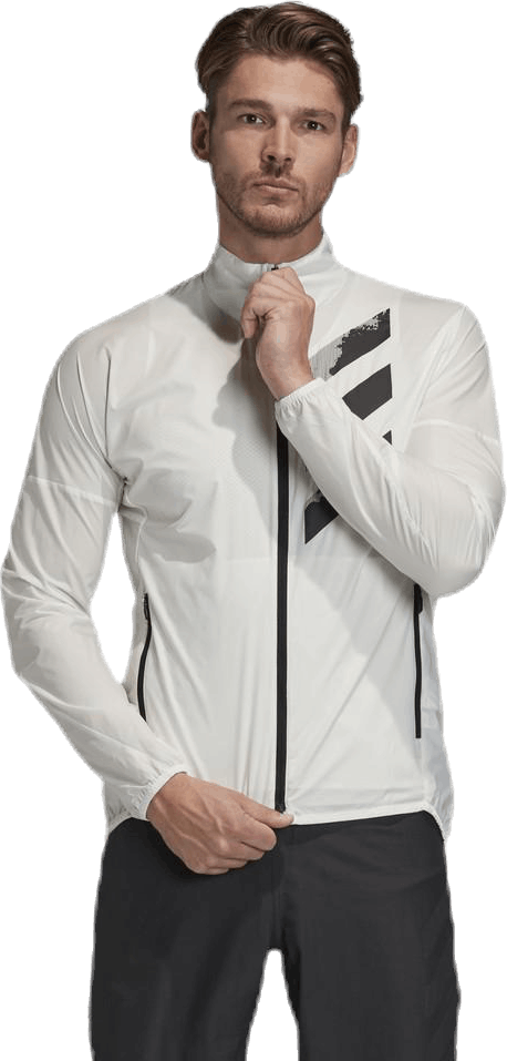 Agravic Wind Jacket White, Male, Bekleidung, Jacken, Laufen, Weiß, XXL