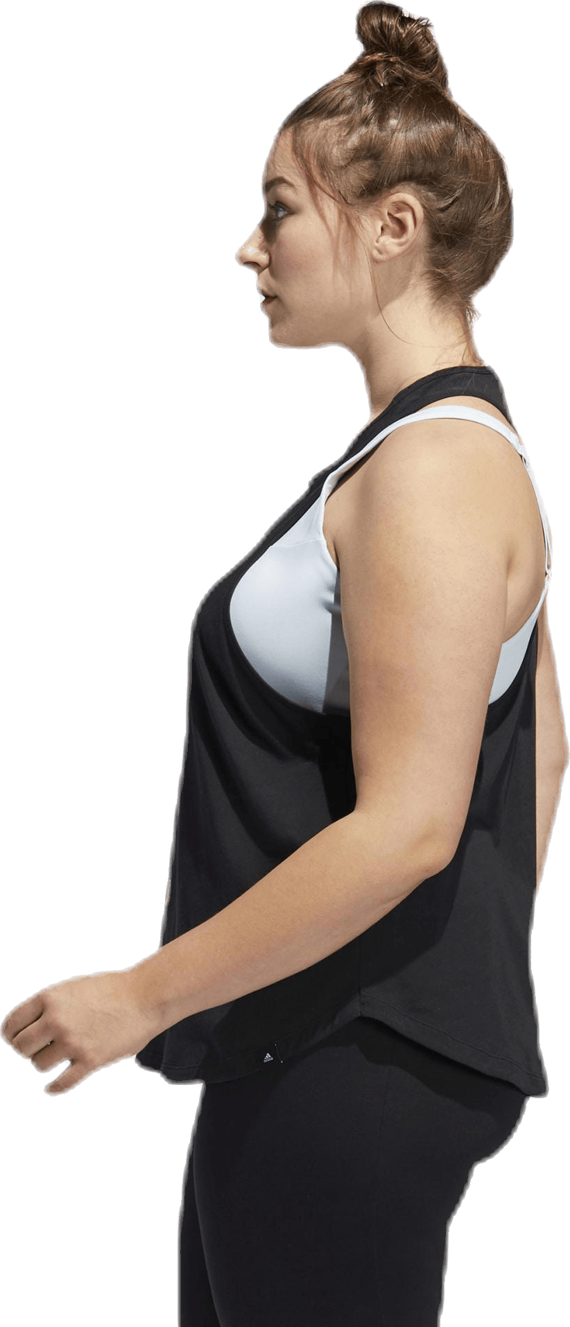 Univ Tank I 2 Plus Black, Female, Apparels, Tops, Black, 48