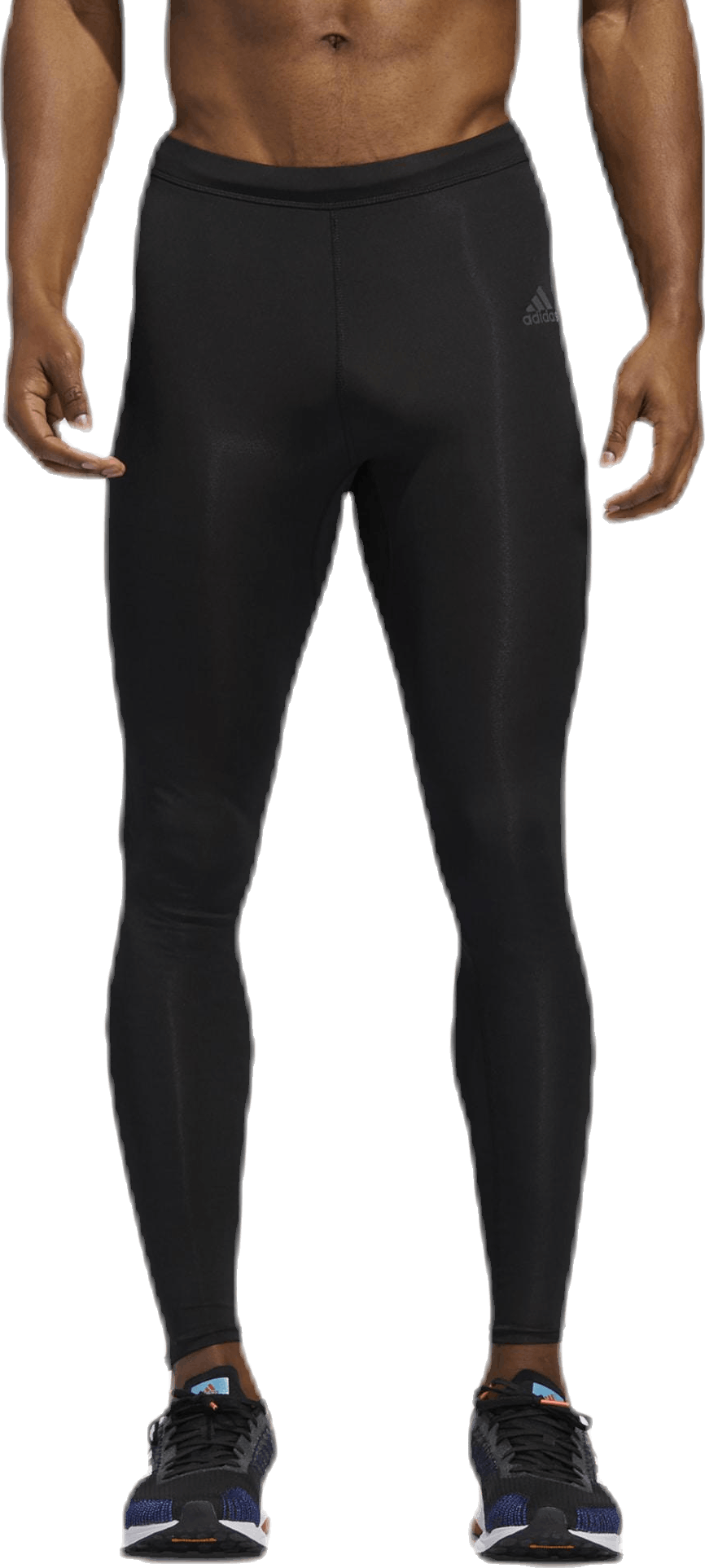 Adidas Own The Run Tight Long Men Black, Male, Apparels, Leggings, Running, Black, M