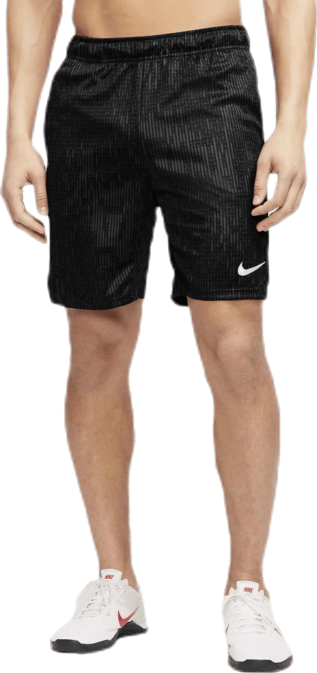 Dry Short 5.0 Aop White/Black, Male, Apparels, Shorts, Workout, Black, S