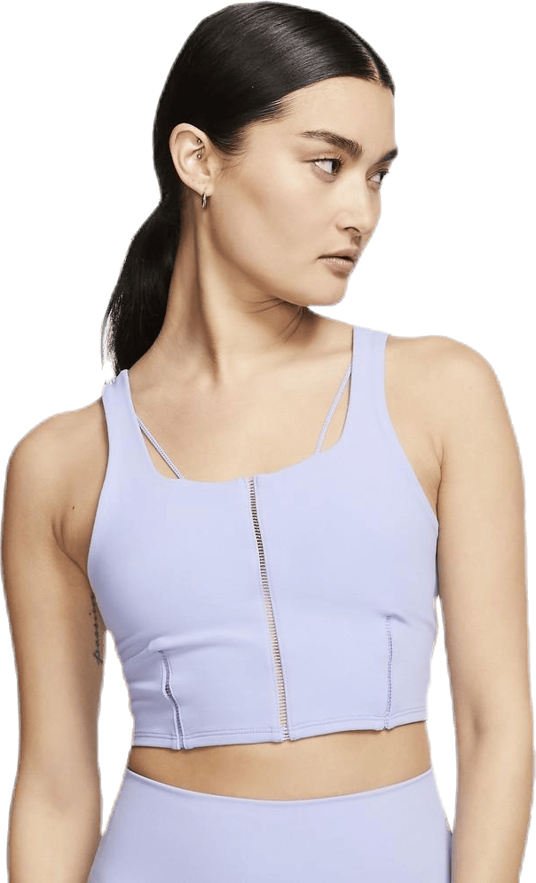 Yoga Luxe Crop Tank Purple