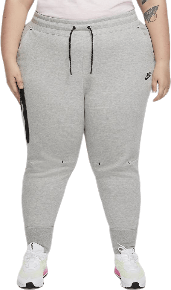 Nsw Tch Flc Pant Plus Grey, Female, Apparels, Pants, Grey, XXXL