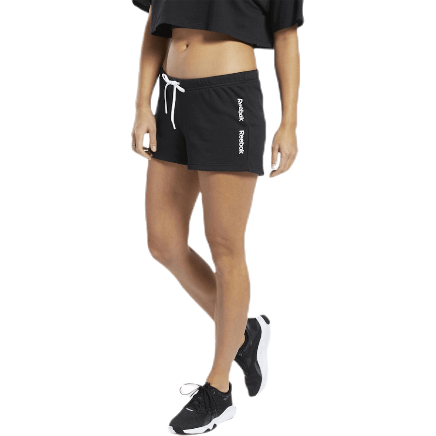 Te Linear Logo Short Black
