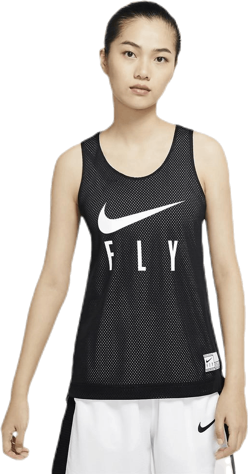 Fly Reversible Jersey White/Black, Female, Odevy, Tops, Basketbal, Čierna, XS