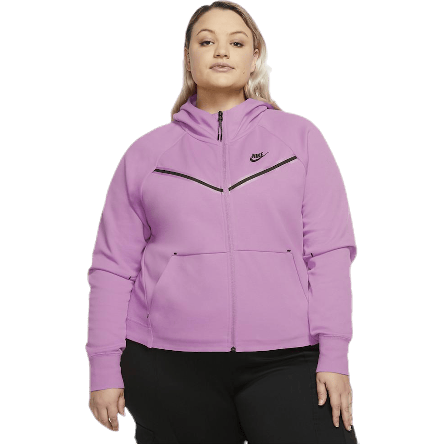 Nsw tch flc wr hoody fz plus Pink