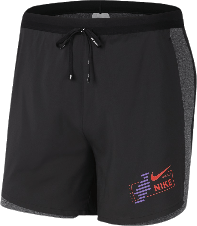 Flex Stride Future Fast 2in1 Black/Silver, Male, Apparels, Shorts, Running, Black, S