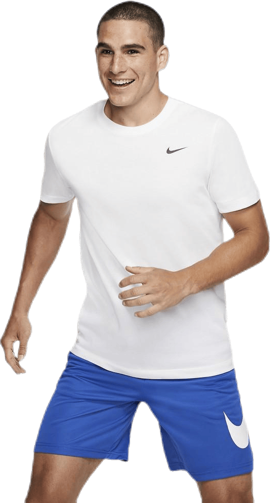 Dri-FIT Men's Training T-Shirt WHITE/BLACK, Male, Kleding, T-shirt, Training, Wit, M