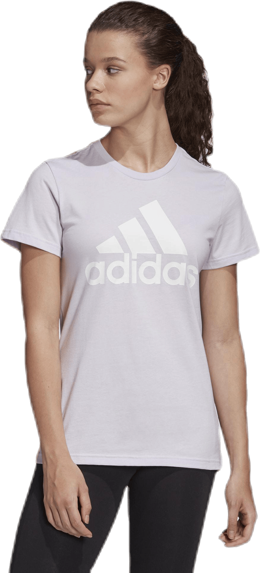 W Badge Of Sport Cotton Tee – Regular Fit Purple Tint