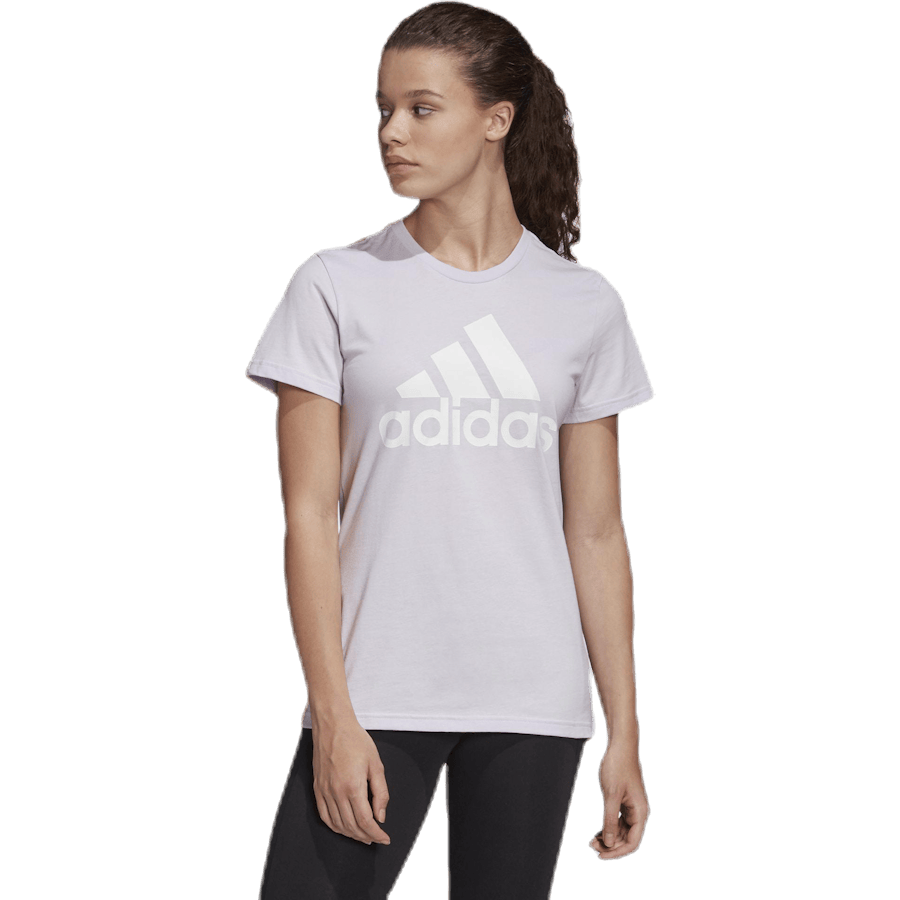 W Badge Of Sport Cotton Tee - Regular Fit Purple Tint