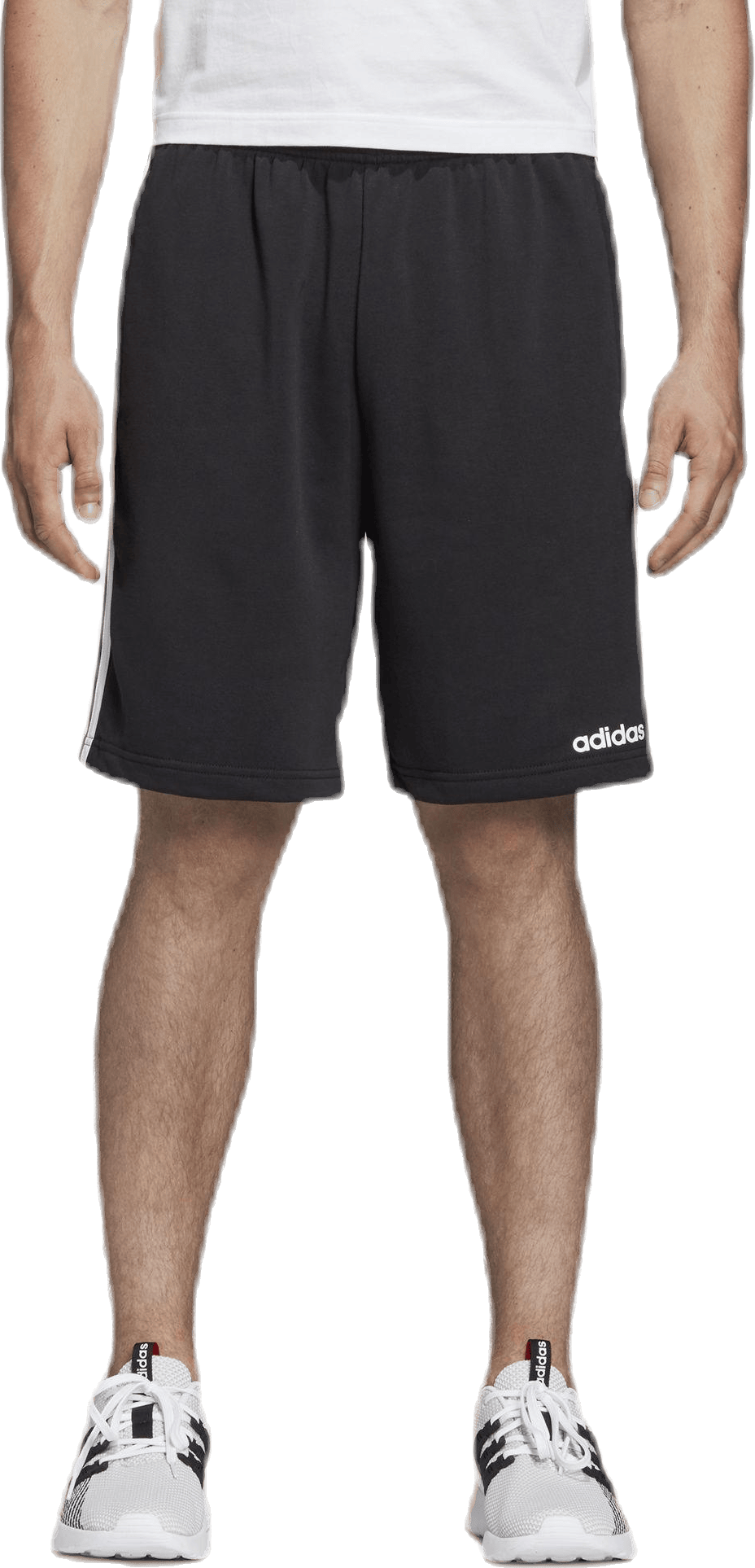 Essential 3S Short Black, Male, Kläder, Shorts, Svart, XXL