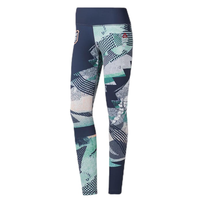 RC Lux Tight Patterned, Female, Bekleidung, Leggings, Trainieren, Mehrfarbig, M